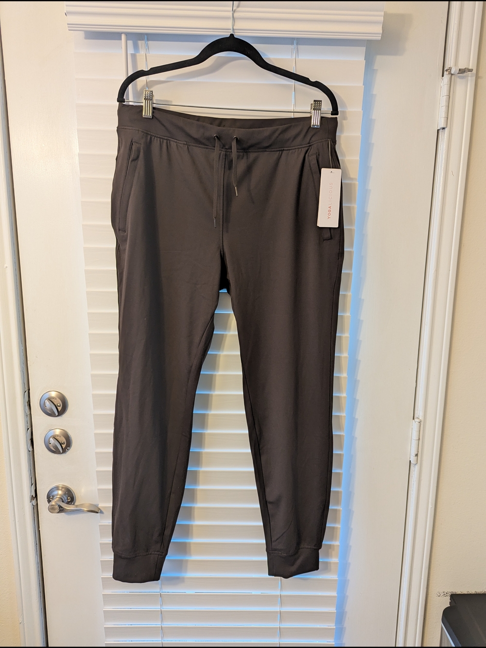 Yogalicious Dark Gray Track Joggers
